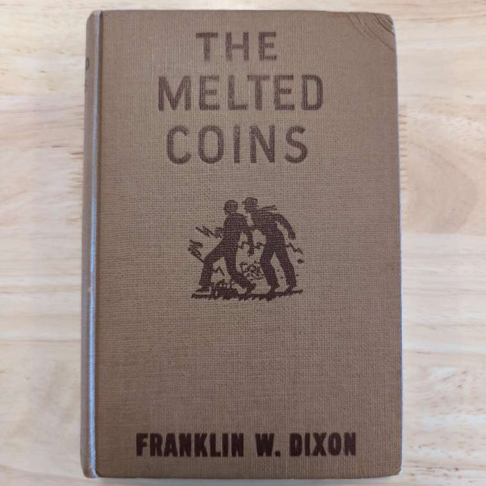 23 The Melted Coins (Dark Brown): Vintage Hardy Boys Book image 0