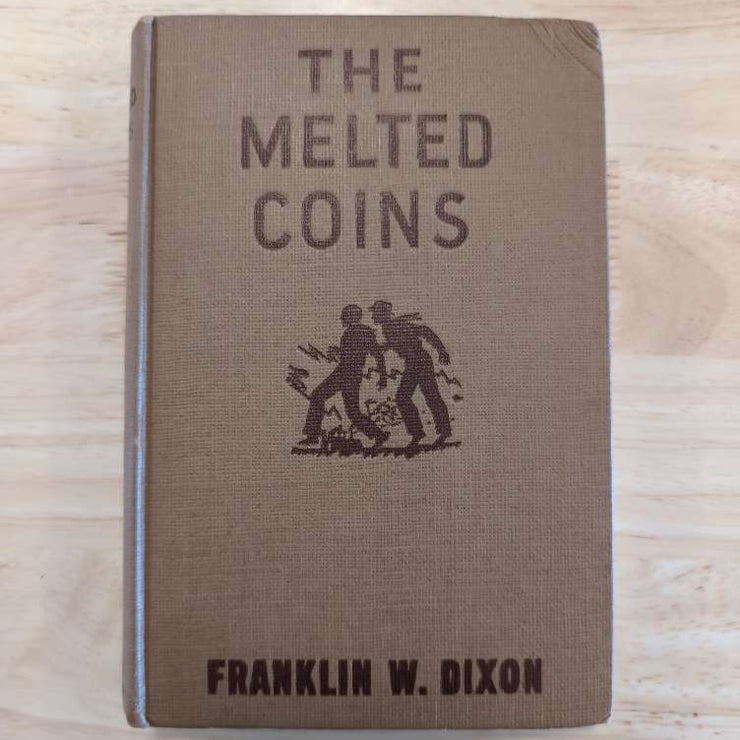 23 The Melted Coins (Dark Brown): Vintage Hardy Boys Book image 0