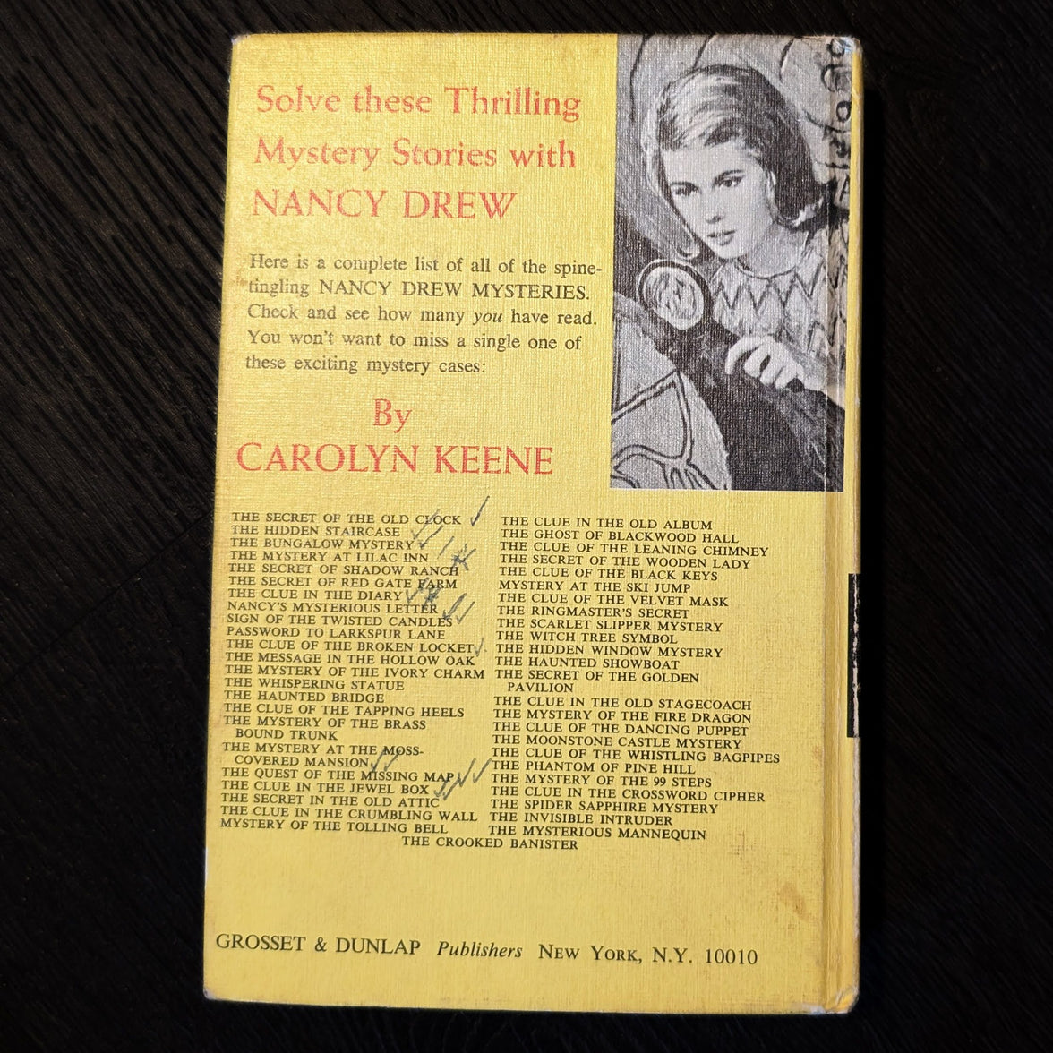 15 The Haunted Bridge Nancy Drew Mystery Books -1937/1972