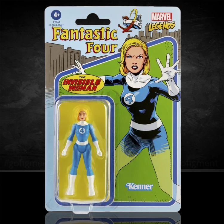 Invisible Woman Fantastic 4 Marvel Legends Retro Collection 3.75" Action Figure image 0