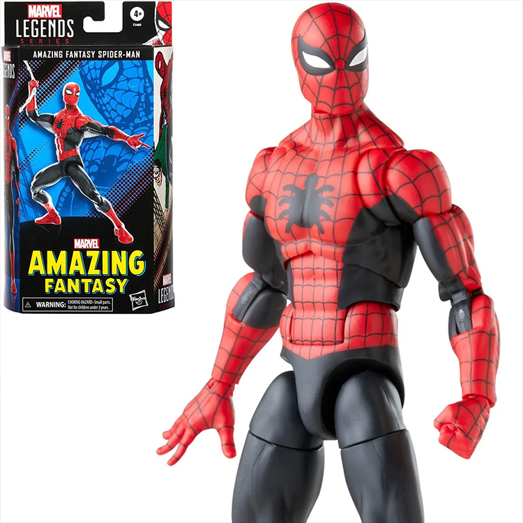 Spider-Man Marvel Legends 60th Ann. Amazing Fantasy 6-inch Action Figure image 2