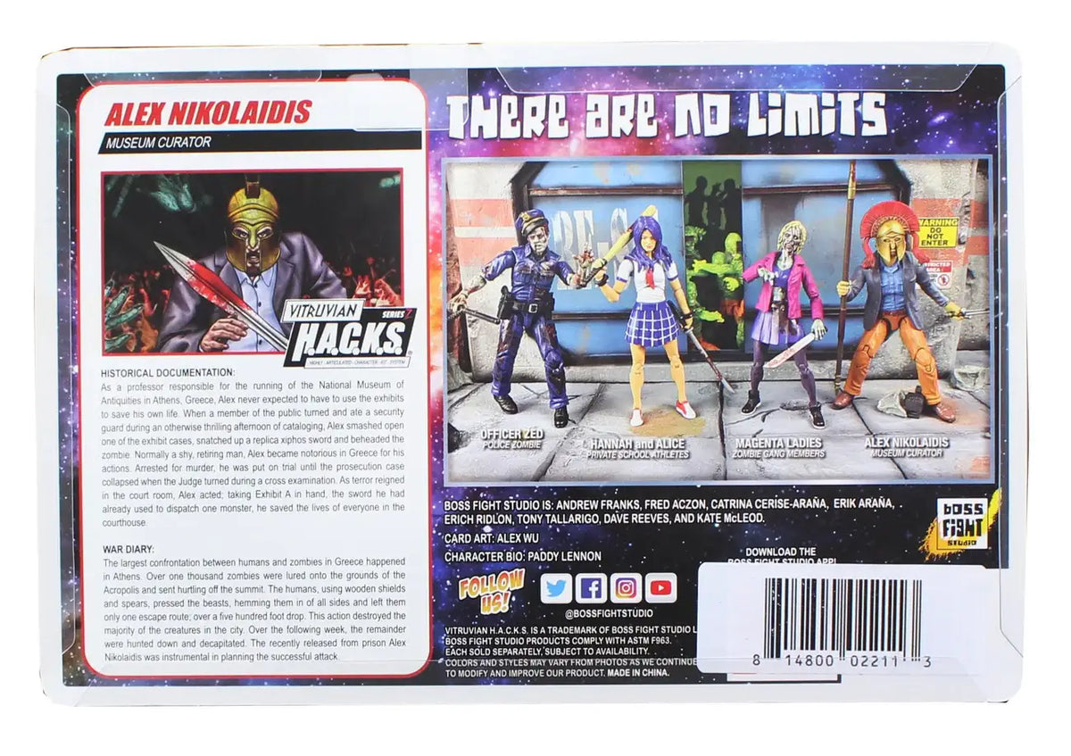Vitruvian H.A.C.K.S. Alex Nikolaidis Action Figure – Unique