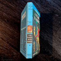 16 A Figure in Hiding (1965):  Vintage Hardy Boys Book Blue-Back image 1
