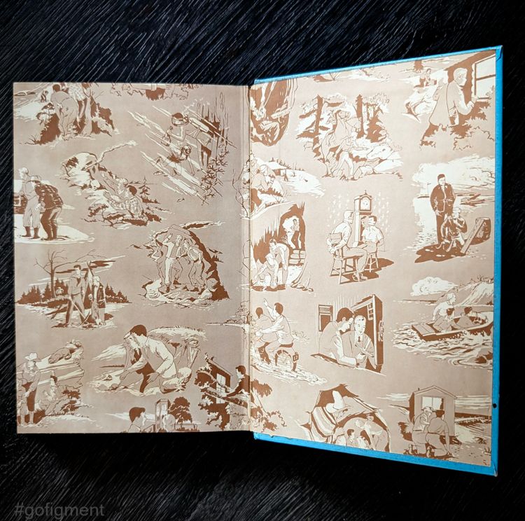 25 The Secret Panel (1946):  Vintage Hardy Boys Book Blue-Back image 2