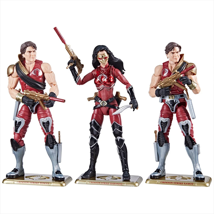 GI Joe Classified Series COBRA 3 Pack Baroness, Tomax and Xamot | Lot 1:12 image 5