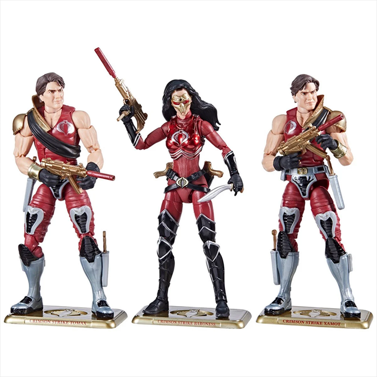 GI Joe Classified Series COBRA 3 Pack Baroness, Tomax and Xamot | Lot 1:12 image 5