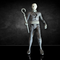 The Riddler Black and White  Batman '66 LOOSE 1/12 Scale Action Figure image 2