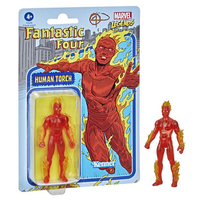 The Human Torch Fantastic 4 Marvel Legends Retro Collection 3.75" Action Figure image 2
