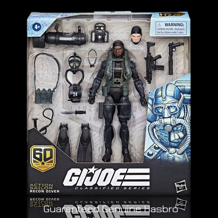 Sailor - Recon Diver Action Figure GI Joe Classified Series 6in.  60th Ann. image 0