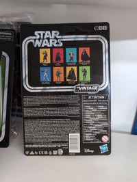 Obi-Wan Kenobi Star Wars Action Figure Wandering Jedi Vintage Collection packaging back view by Hasbro