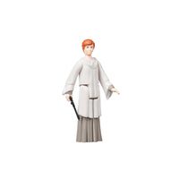 Kenner Mon Mothma Star Wars Retro Collection ROTJ action figure in white robes holding a small black accessory