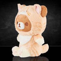 Chairoikoguma Plush in a Tan Cat Costume San-X Original image 7