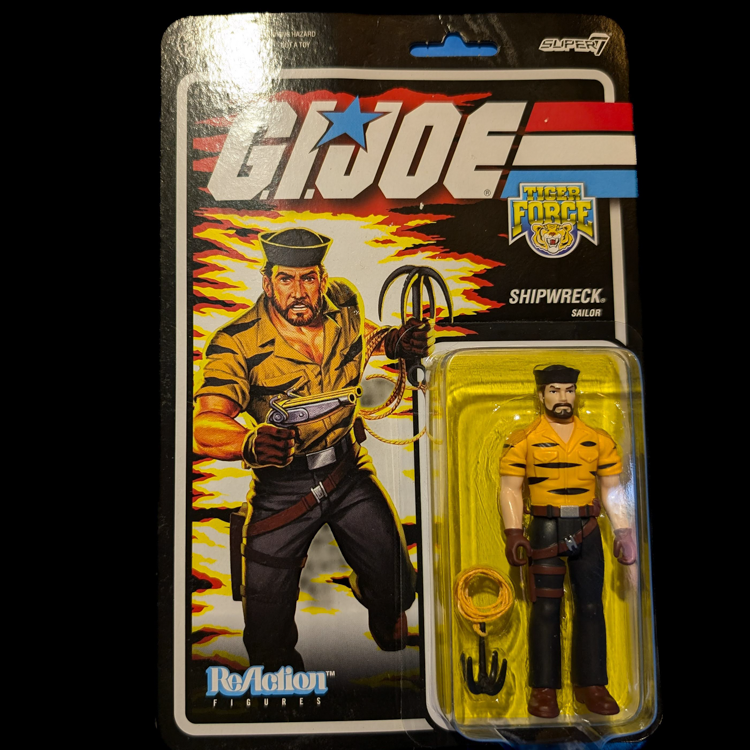 GI Joe  Tiger Force - Shipwreck Action Figure 3.75" Super7 ReAction image 0