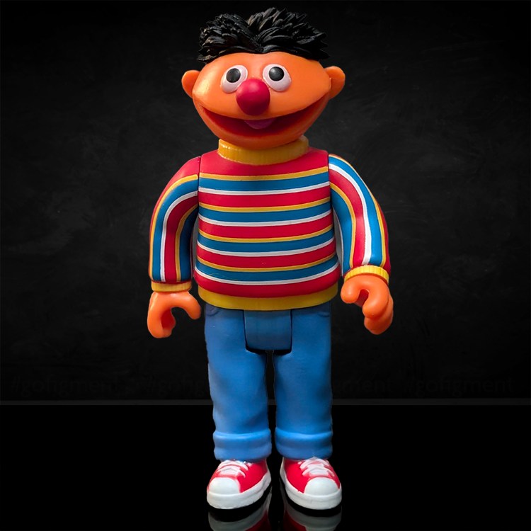 Ernie Sesame Street Action Figure 3 3/4 Super 7 NIB image 1