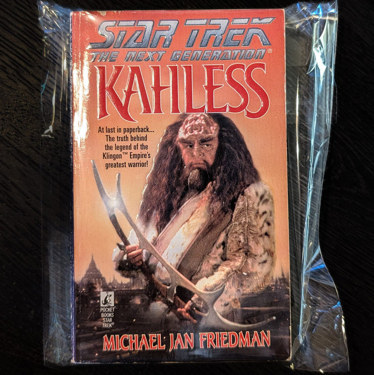 Kahless: Star Trek The Next Generation Paperback Book image 0