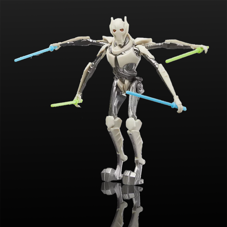 General Grievous Star Wars Retro Collection Action Figure 1:18 Scale ROTS image 1