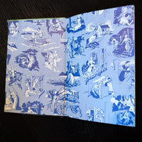 23 Mystery of the Tolling Bell Nancy Drew Mystery Books -1948 Blue Endpages image 1