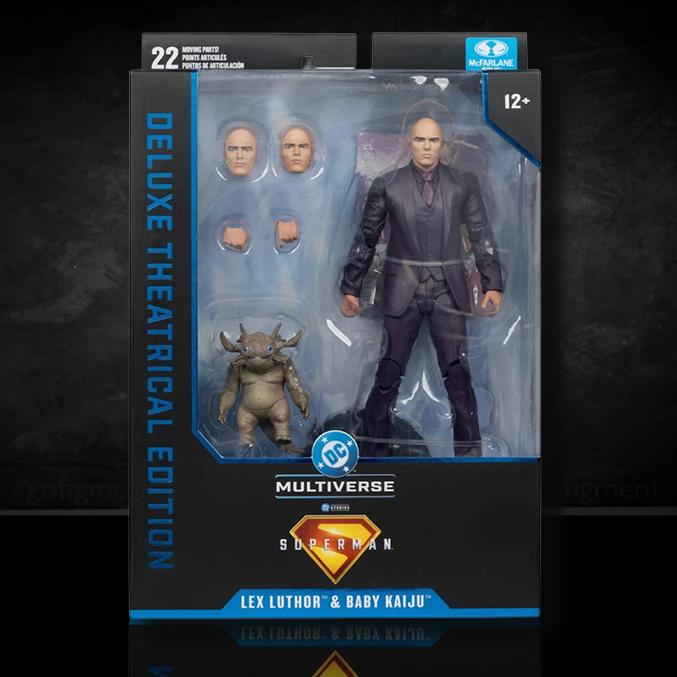 McFarlane DC Multiverse Lex Luthor and Baby Kaiju Superman Movie Action Figure image 0