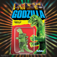 Godzilla Semi Clear Green ReAction Action Figure Super7 1:18 image 4