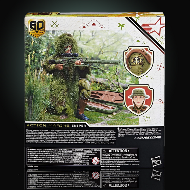 G.I. Joe Classified Series 60th Ann 6-Inch Action Marine Sniper Action Figure image 3
