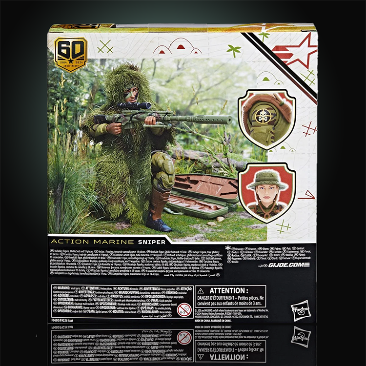 G.I. Joe Classified Series 60th Ann 6-Inch Action Marine Sniper Action Figure image 3