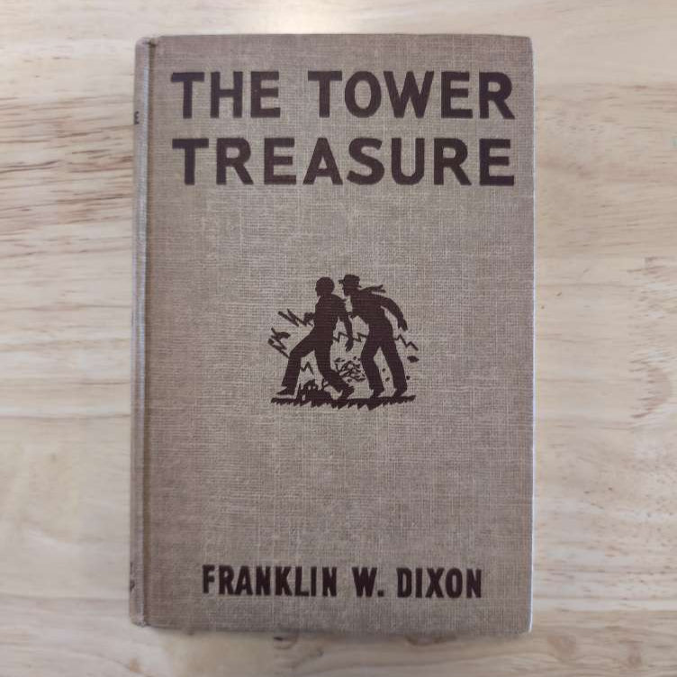 01 The Tower Treasure (Brown): Vintage Hardy Boys Book image 0