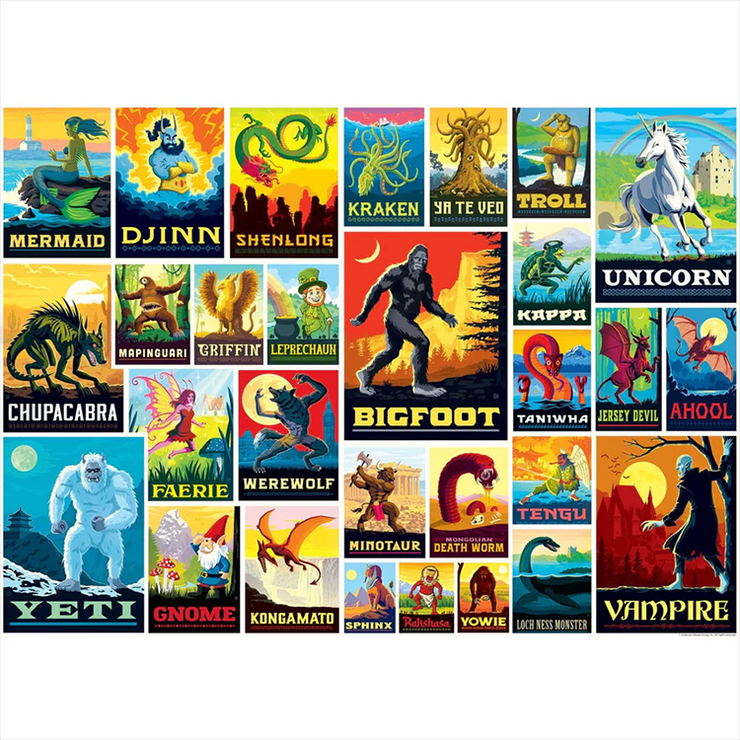 Mythical Creatures Jigsaw Puzzle Master Pieces 1000 Pieces image 2