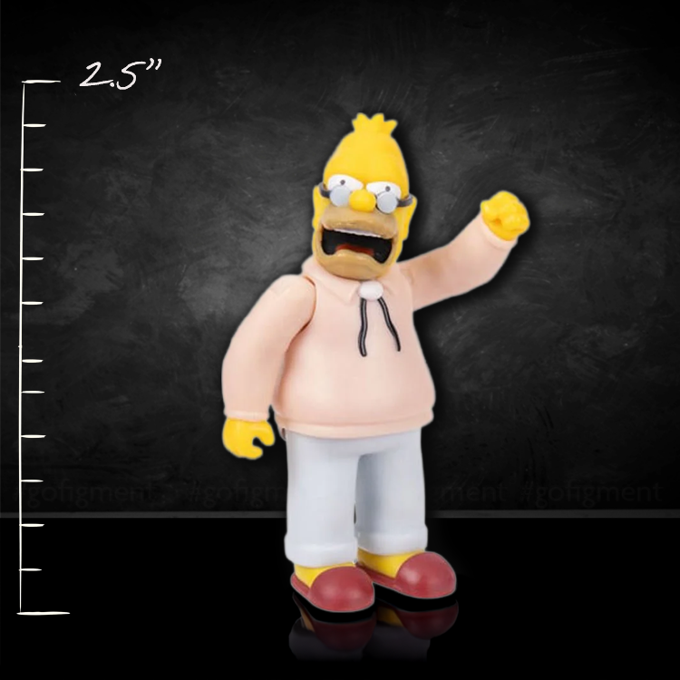 Grandpa (Grampa) Simpson The Simpsons Action Figure 2 1/2" Scale image 1