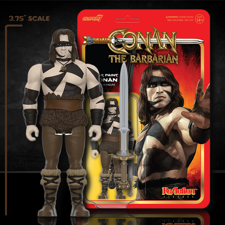 Conan in War Paint Super7 Wave 2 Action Figure 3.75" scale image 0