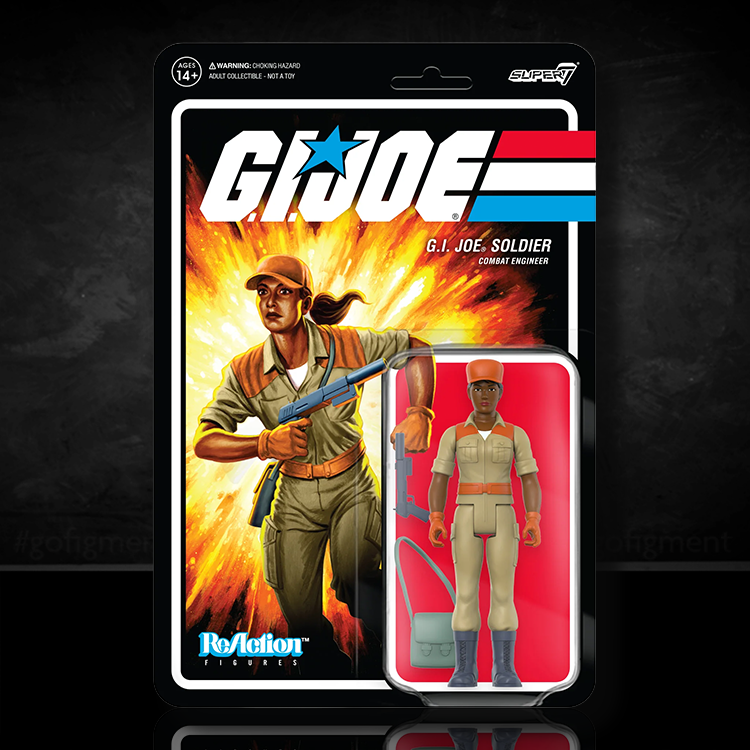 GI Joe Female GI Combat Engineer - (B) Brown Hair Ponytail Action Figure image 0