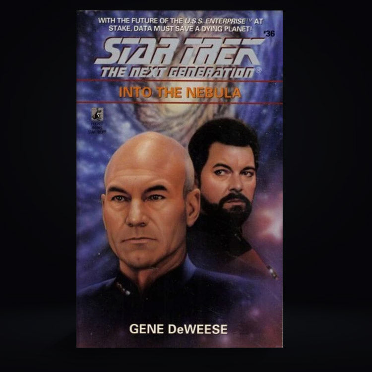 36 Into the Nebula Star Trek The Next Generation Paperback Book image 0