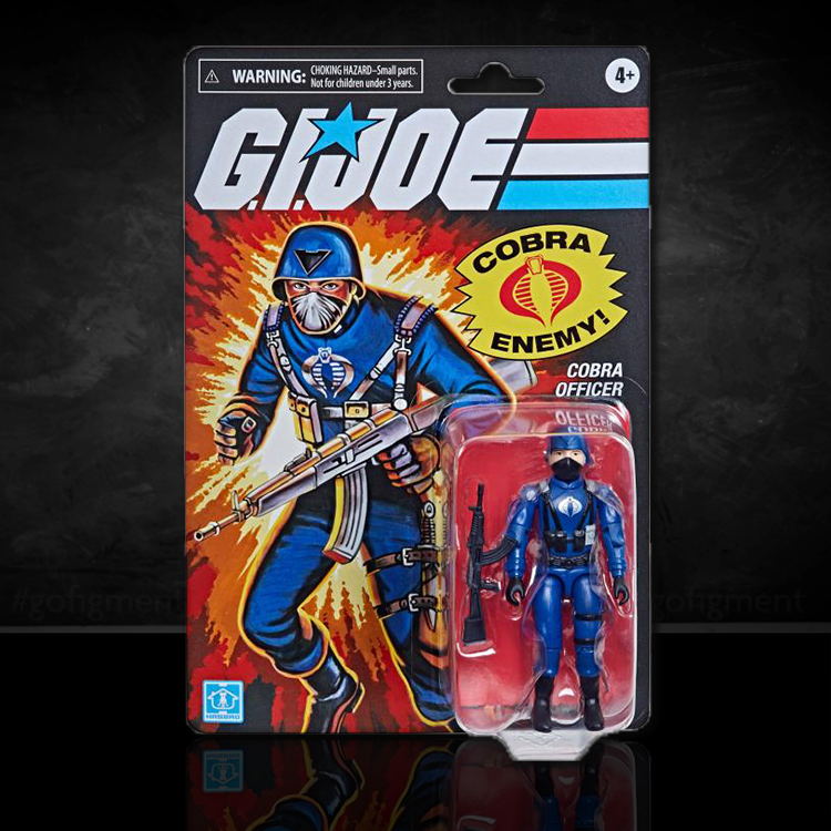 GI Joe Cobra Officer Action Figure 3.75" Hasbro image 0