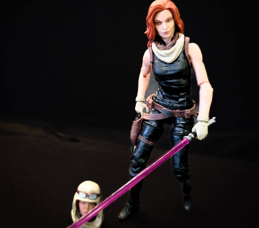 Mara Jade Action Figure Star Wars Black Series Last Command 1:12 Scale LOOSE image 0