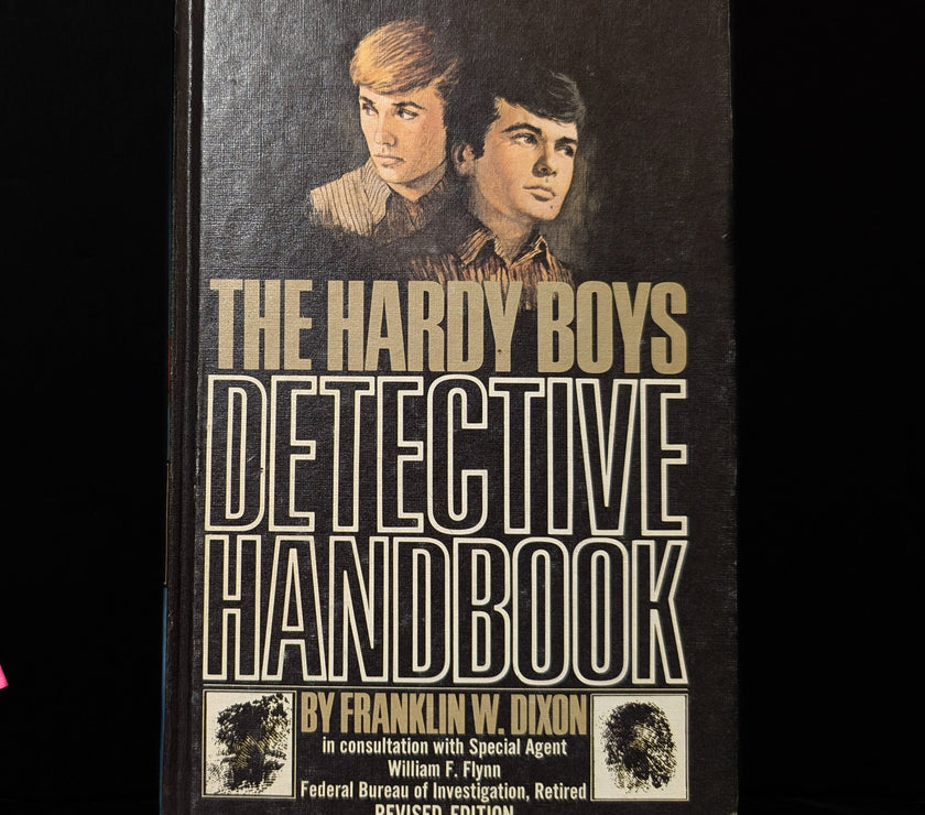 The Hardy Boys Detective Handbook  Vintage Hardy Boys Book Blue-Back image 0