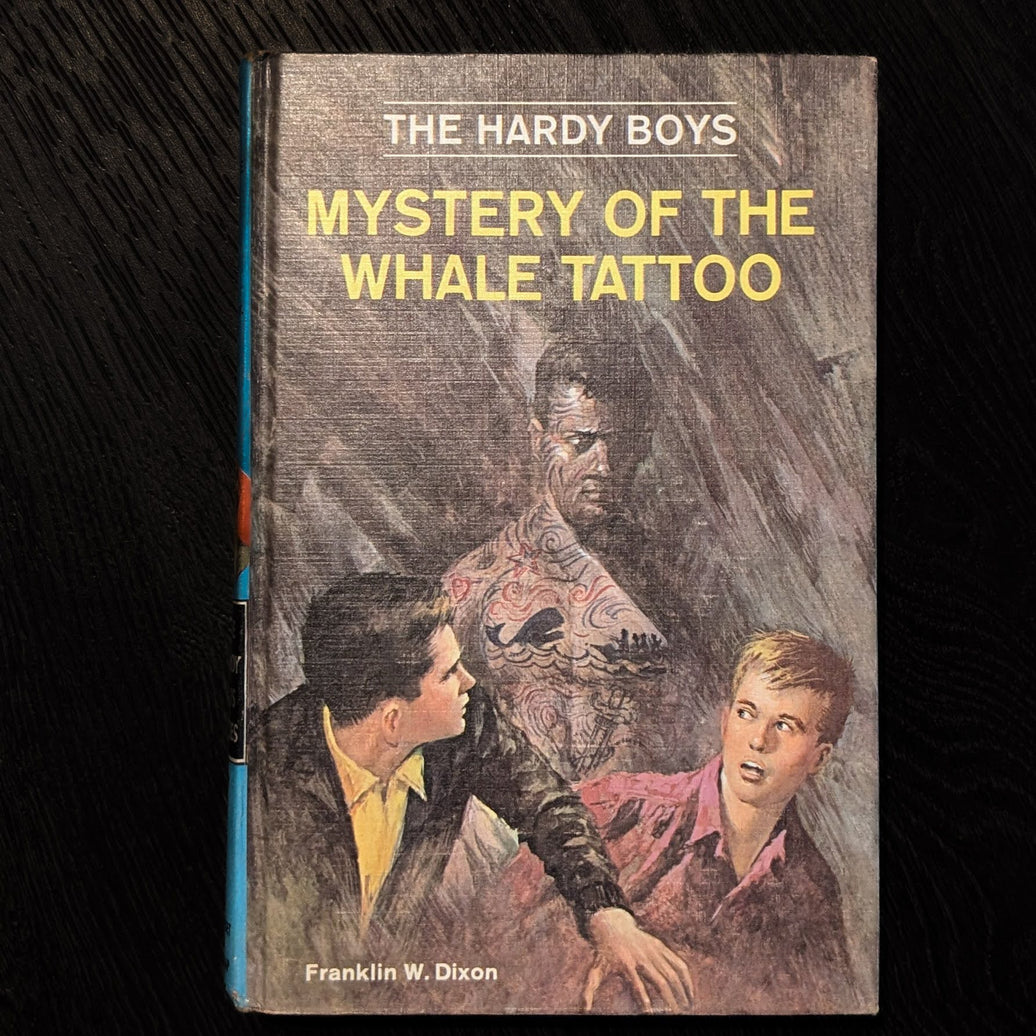 47 The Mystery of the Whale Tattoo (1968):  Vintage Hardy Boys Book Blue-Back image 0