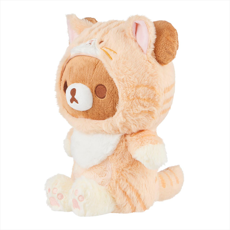 Chairoikoguma Plush in a Tan Cat Costume San-X Original image 3