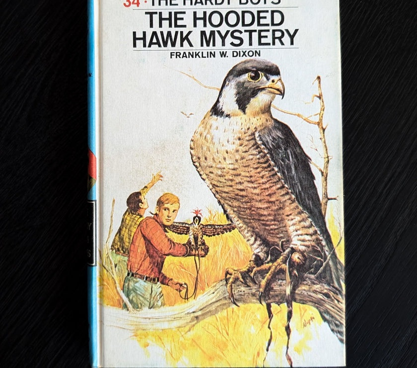 34 The Hooded Hawk Mystery (1954/1971-YN): Hardy Boys Book image 0