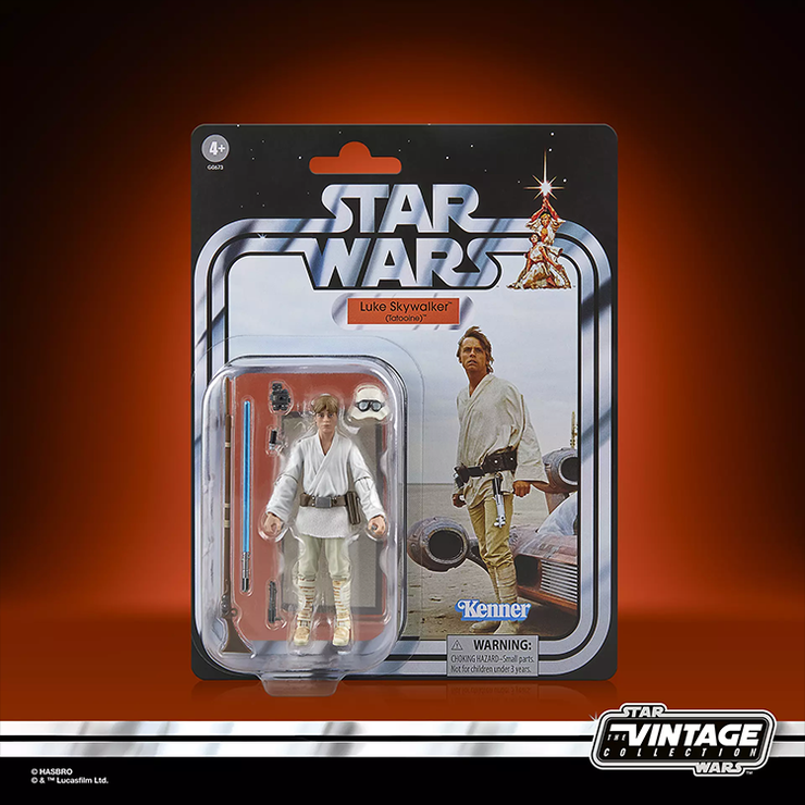 STAR WARS Vintage Collection X-34 Landspeeder Vehicle with Luke Skywalker Figure image 1