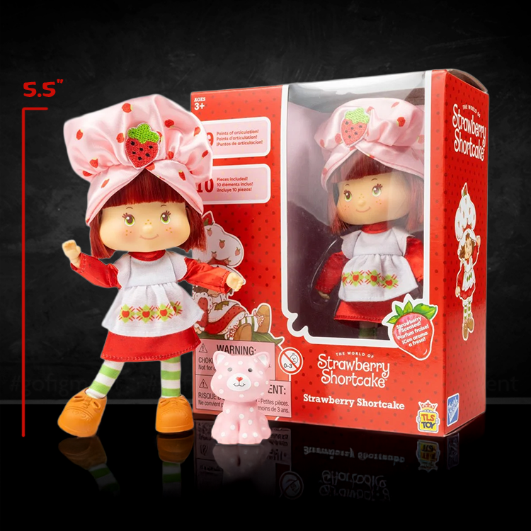 Strawberry Shortcake 5.5" Fashion Doll - Articulated Scented New in Box image 0