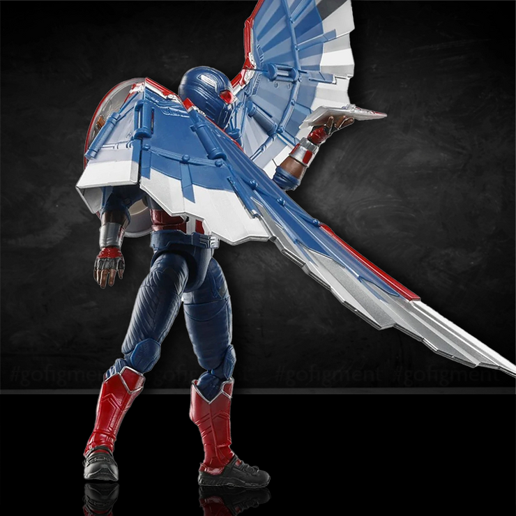 Captain America Brave New World Action Figure 1:12 Scale Marvel Legends image 5