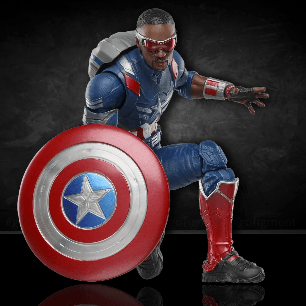Captain America Brave New World Action Figure 1:12 Scale Marvel Legends image 1