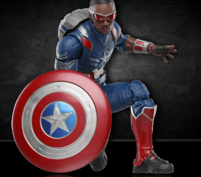 Captain America Brave New World Action Figure 1:12 Scale Marvel Legends image 1