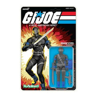 Snake Eyes Commando GI Joe Action Figure (Black) ReAction+ 1/18 image 6