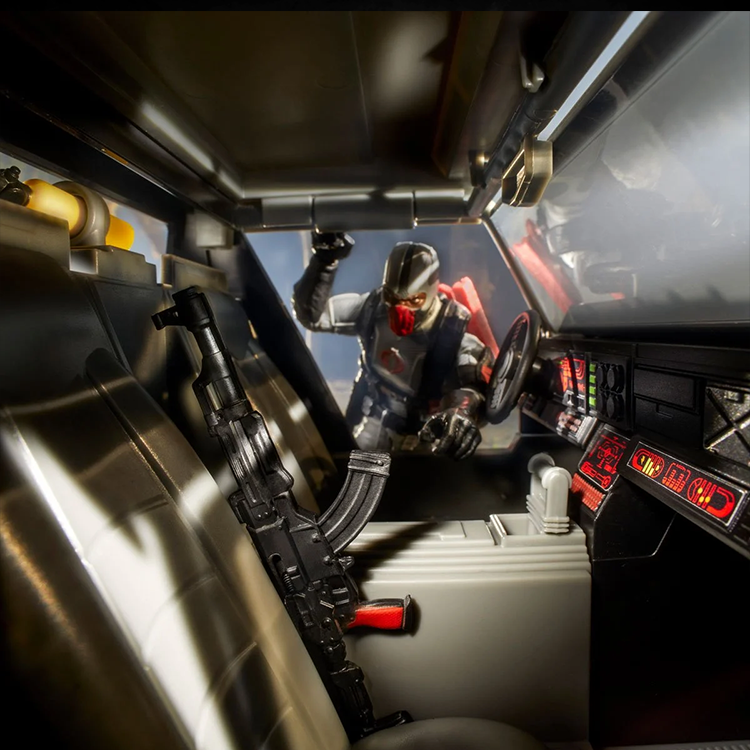 Night Attack Stinger Cobra Jeep and Figure GI Joe Classified Series 6in. image 5