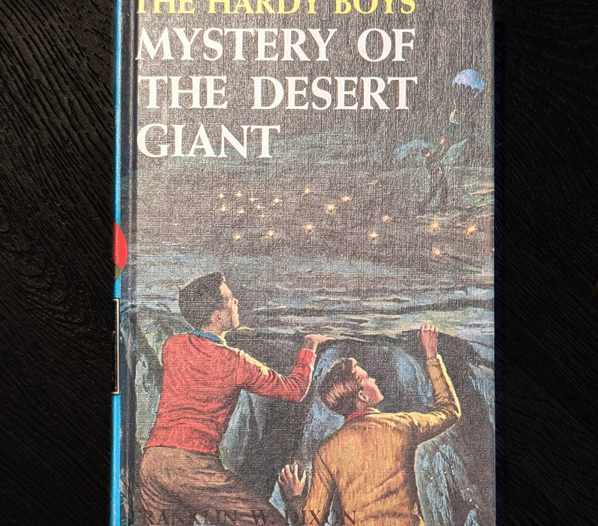 40 Mystery of the Desert Giant (1961 Brown) Hardy Boys Book image 0