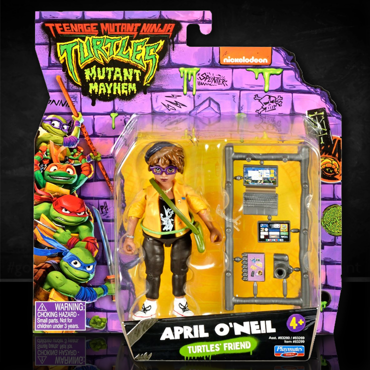 April O'Neil TMNT Mutations Mix 'n Match Turtles Action Figure image 0