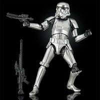 Carbon 2nd Metallic Stormtrooper Action Figure Star Wars 1:12 Scale image 2
