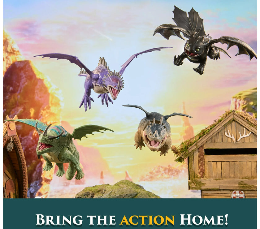 How to Train Your Dragon Gronckle -Skrill - Rumblehorn Action Figure Case of 3