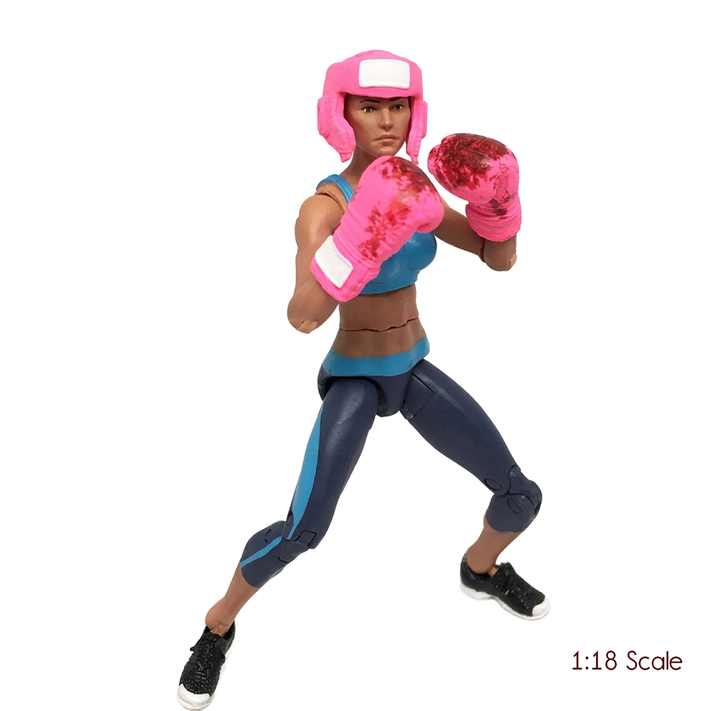 Vitruvian H.A.C.K.S. Action Figure: Series Z - Antonia Avilles "Zombie Puncher" 1:18 Scale by Boss Fight Studio Llc