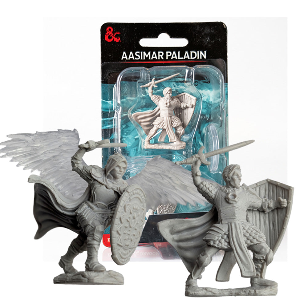 Aasimar Male Paladin - D&D Nolzur's Marvelous 28mm Mini-Figure 2-Pack WizKids